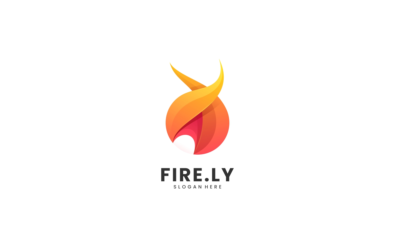 Fire Gradient Logo Design