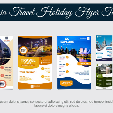 Tour Holiday Illustrations Templates 242574