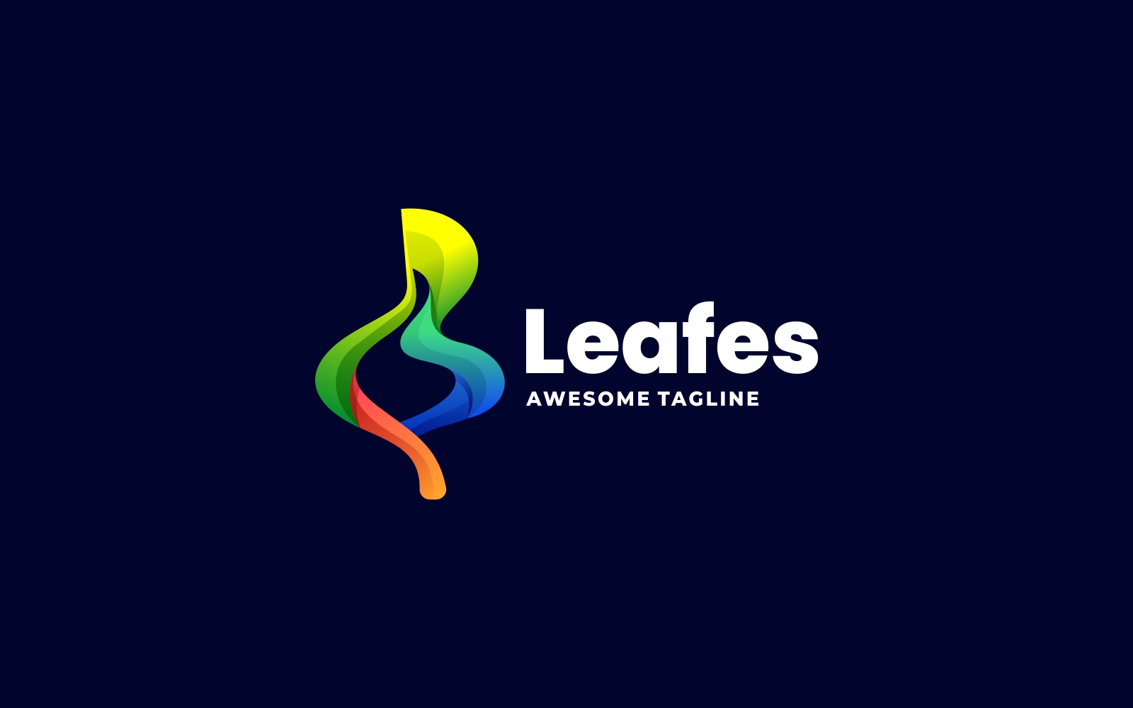 Leaf Gradient Colorful Logo