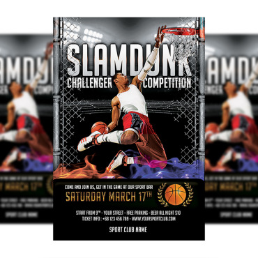 Flyer Basketball Corporate Identity 242614