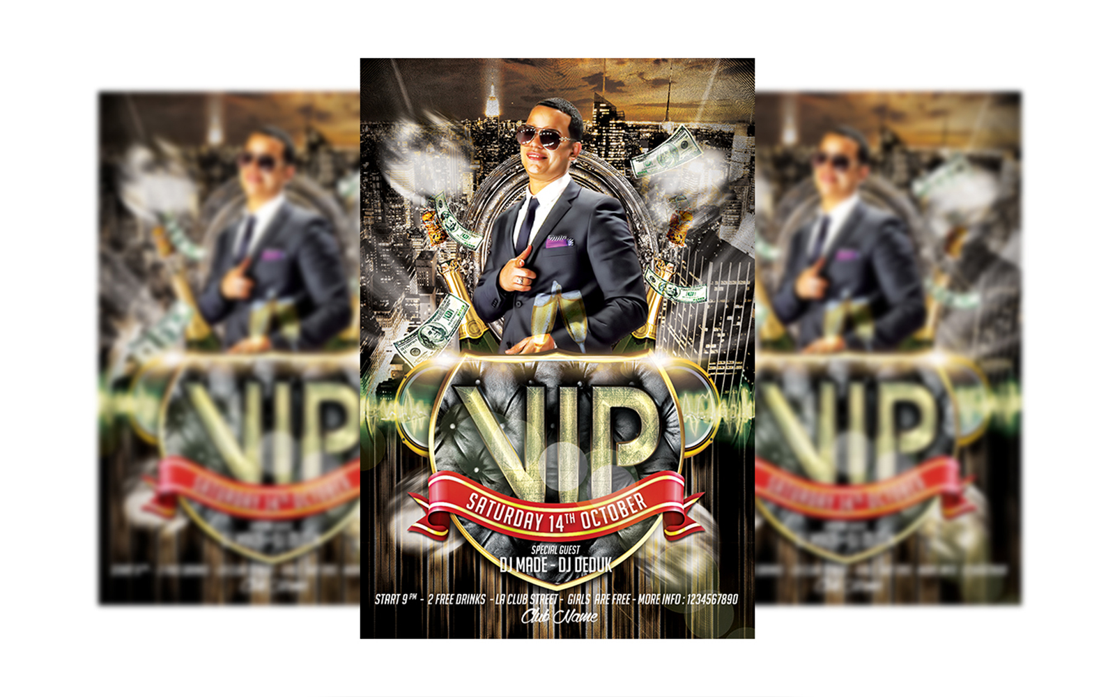 VIP Party #4  Flyer Template