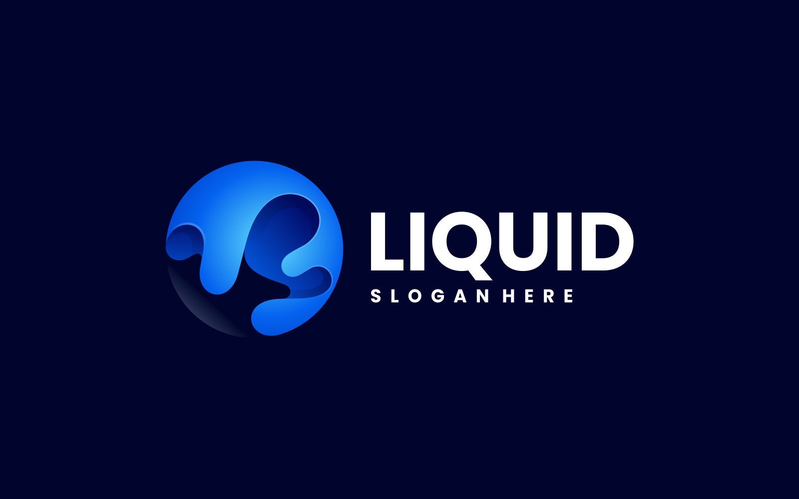 Liquid Gradient Logo Design