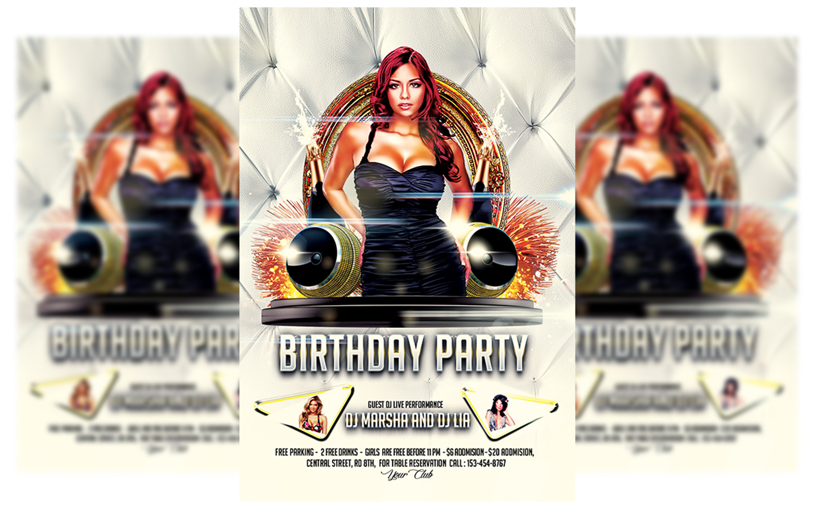 Birthday Party Flyer Template #2