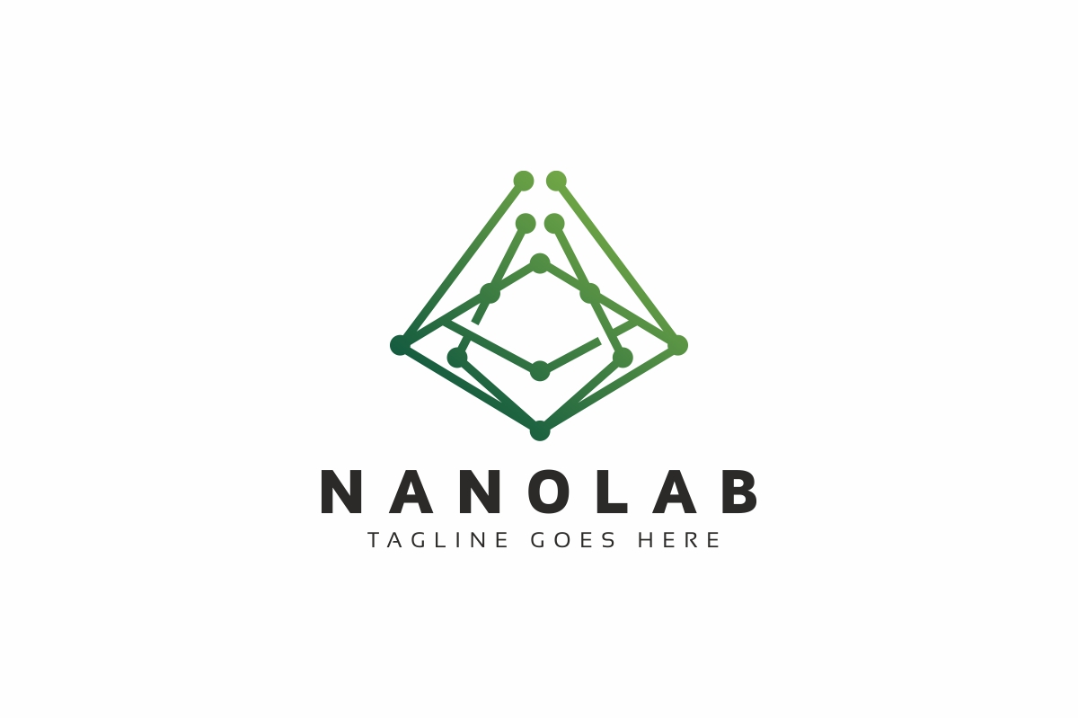 Nanolab Triangle Tech Logo Template