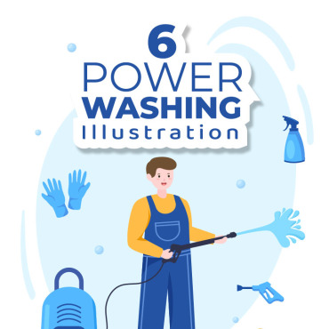 Washing Cleaning Illustrations Templates 242981