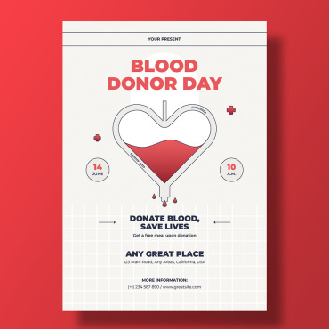 Blood Donor Corporate Identity 242983