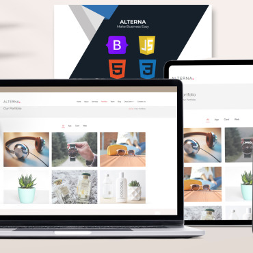 Bootstrap Responsive Website Templates 243058