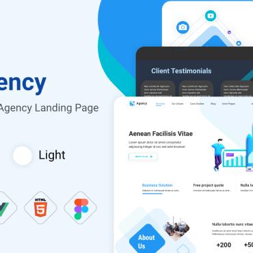 Business Corporate Landing Page Templates 243061