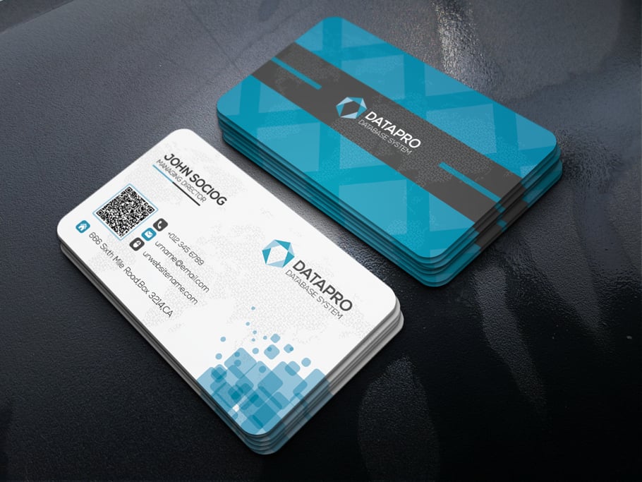 Data Business Card Template