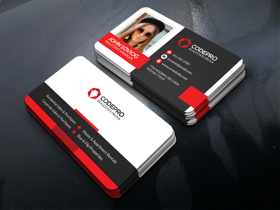 Real Estate Business Card Template - 03