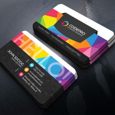 Corporate Visiting Corporate Identity 243090