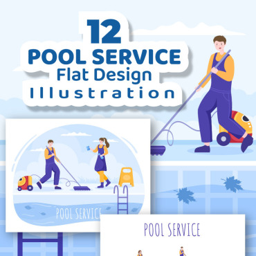 Pool Swimming Illustrations Templates 243155