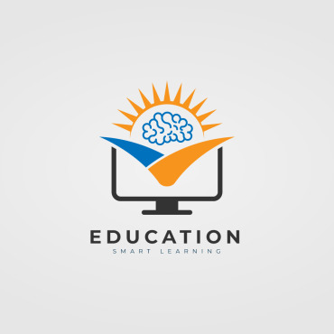 Brain College Logo Templates 243160