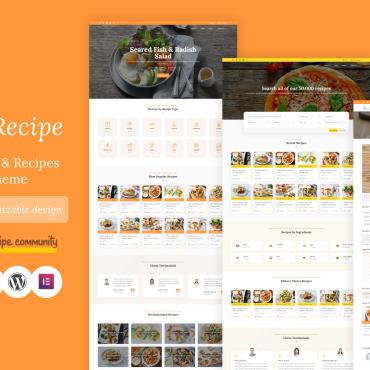 Modern Food WordPress Themes 243245