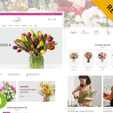 Wedding Flowers Shopify Themes 243254
