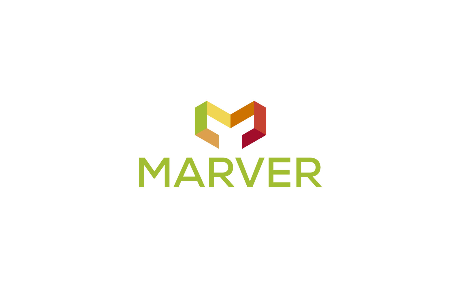 M Minimalisrt letter logo design template vector