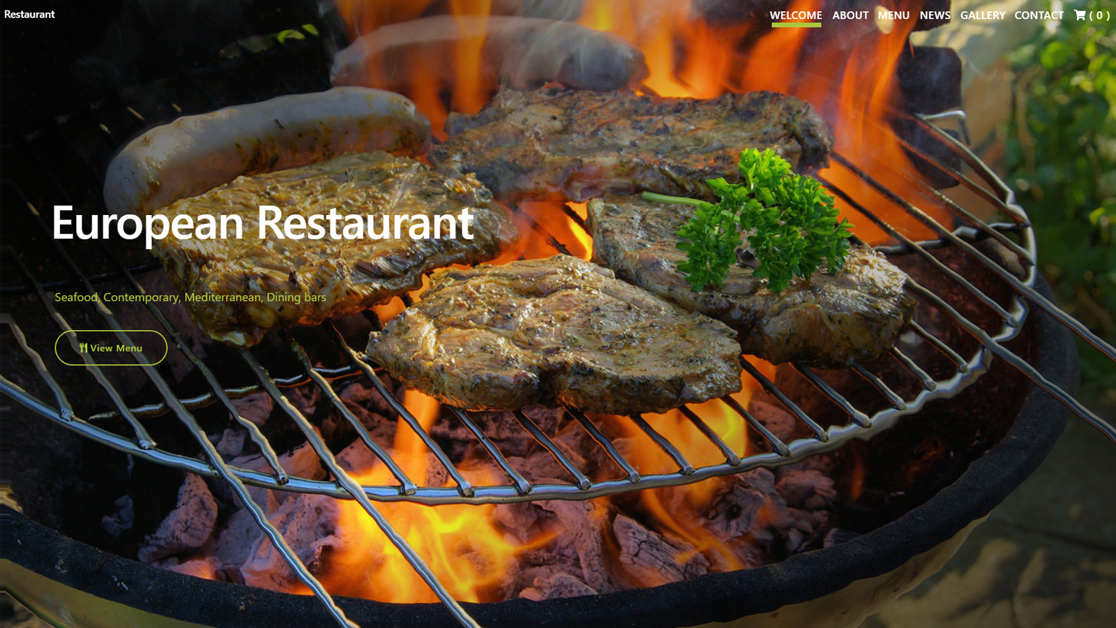 Restaurant / Food Delivery HTML Site Template