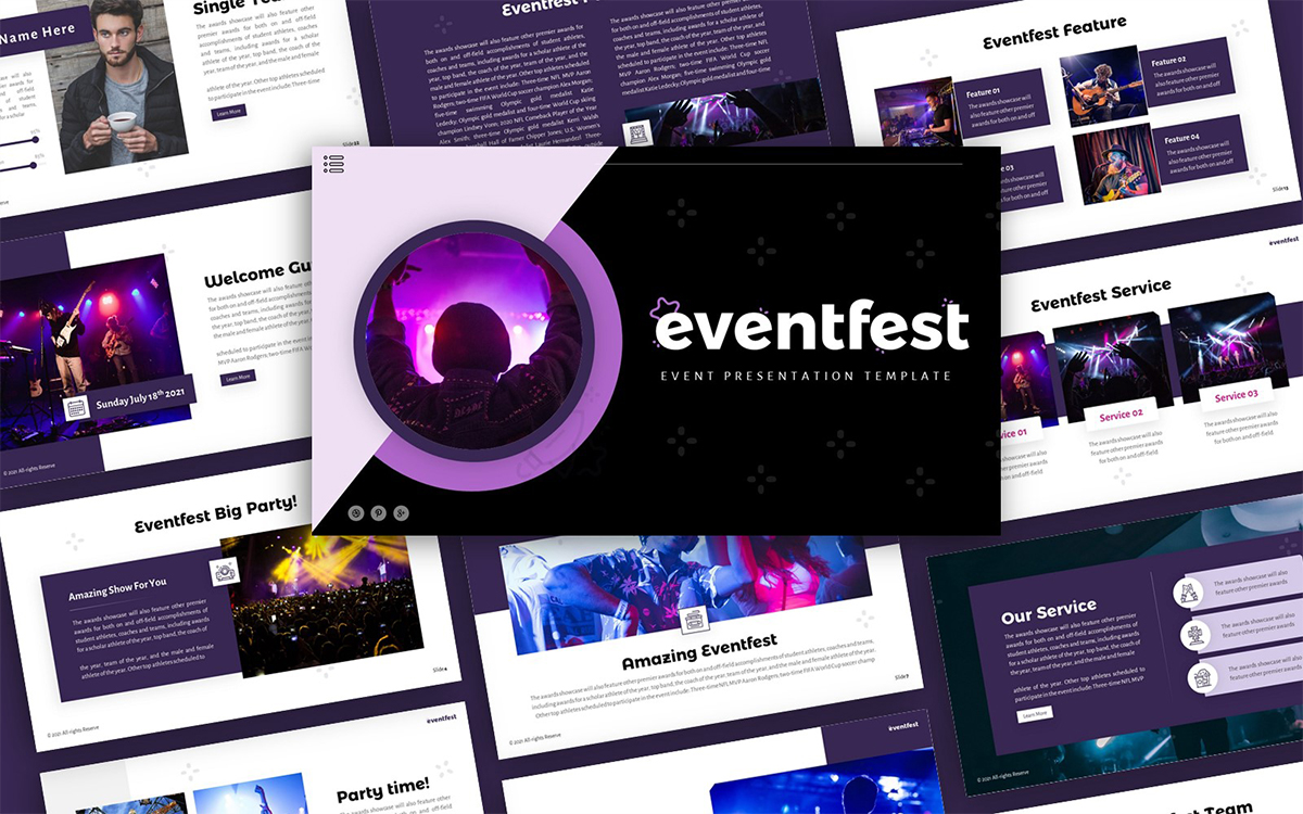 Eventfest Event Multipurpose PowerPoint Presentation Template