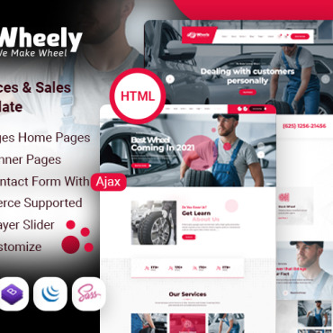 Auto Care Responsive Website Templates 243682