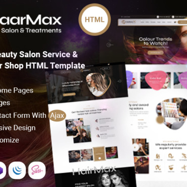 Beauty Beauty Responsive Website Templates 243684