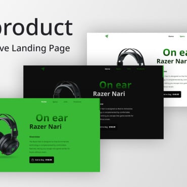 Page Responsive Landing Page Templates 244077