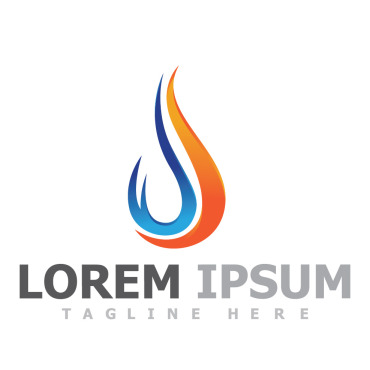 Energy Flame Logo Templates 244525