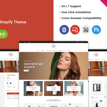 Beauty Products Shopify Themes 244642