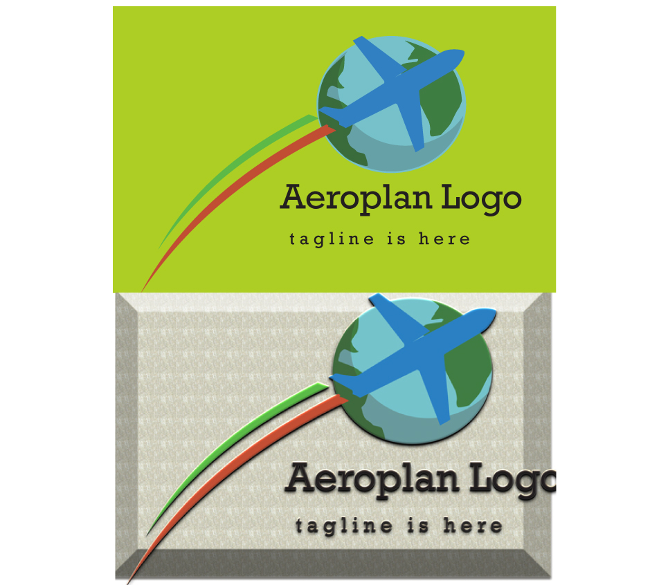 Travel Aeroplane Logo Template
