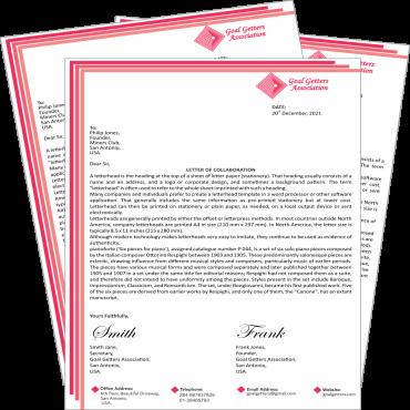 Catchy Letterhead Corporate Identity 244671