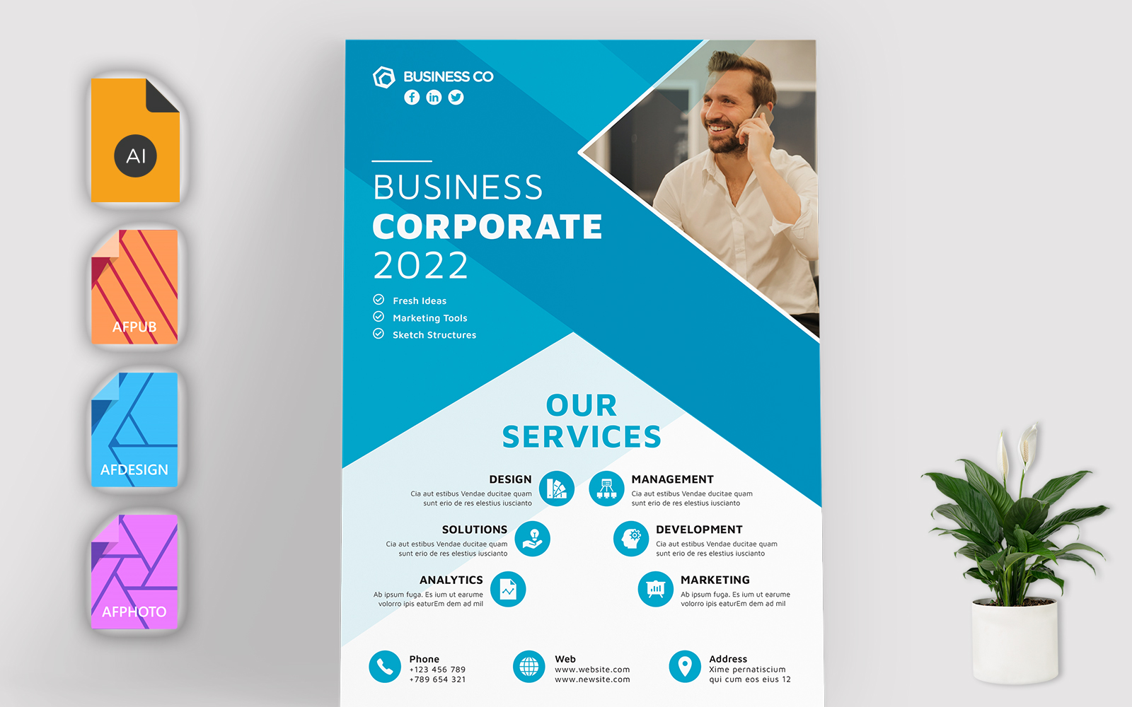 Multipurpose Professional Business Corporate Flyer