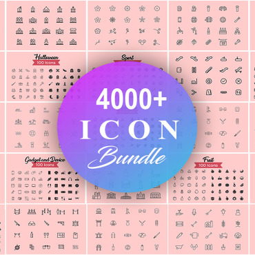 Collection Bundle Icon Sets 244686