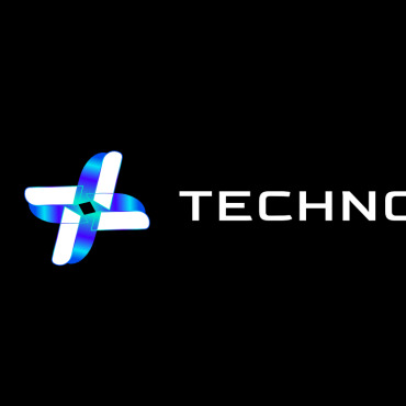 Techno Technology Logo Templates 244702