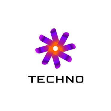 Techno Technology Logo Templates 244711