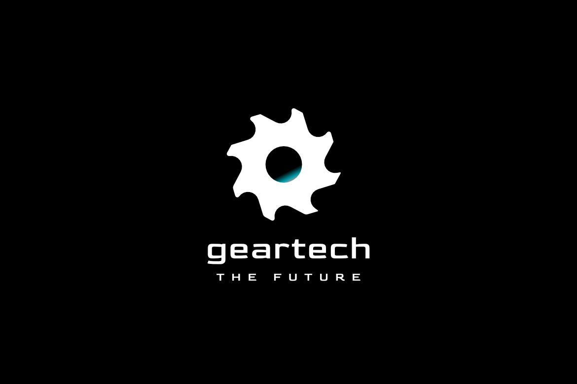 Gear Tech Circle Modern Logo
