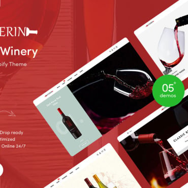 Wine Drinks Shopify Themes 244768