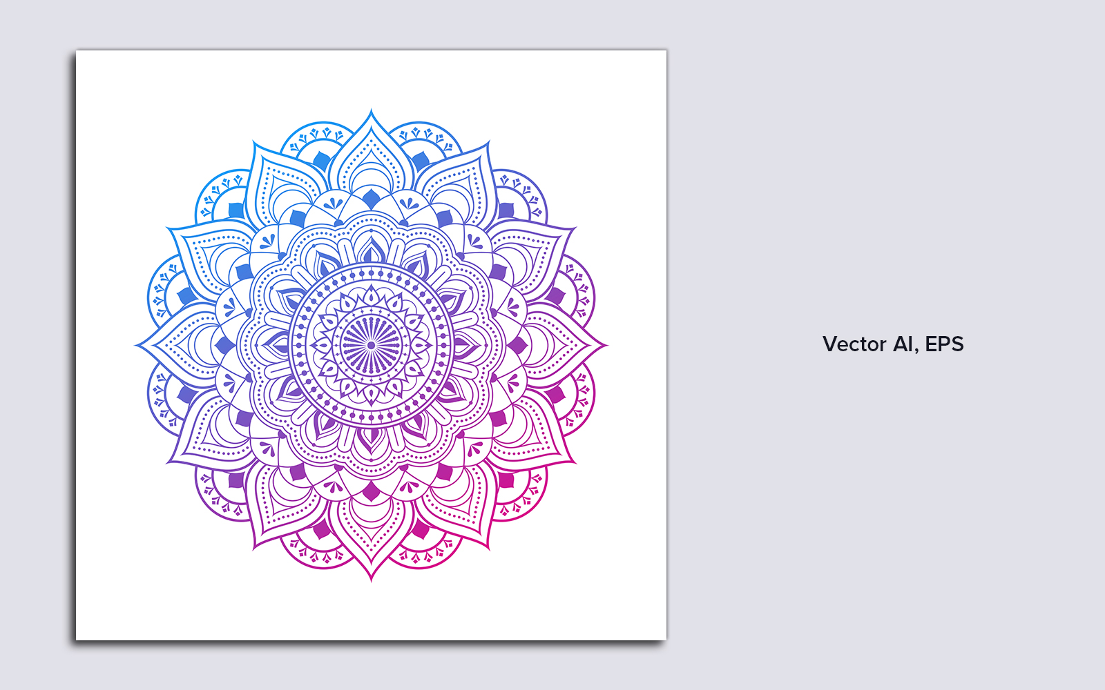 Luxury Mandala Background Vector Template