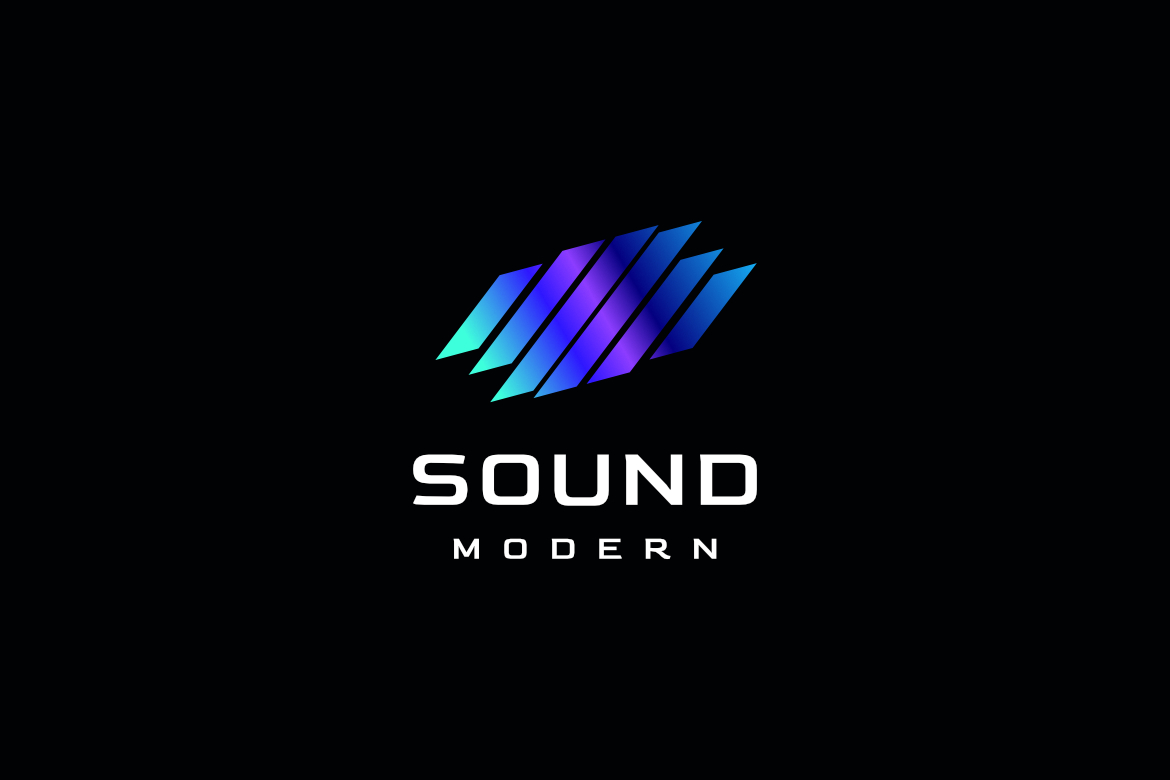 Dynamic Sound Gradient Soul Logo