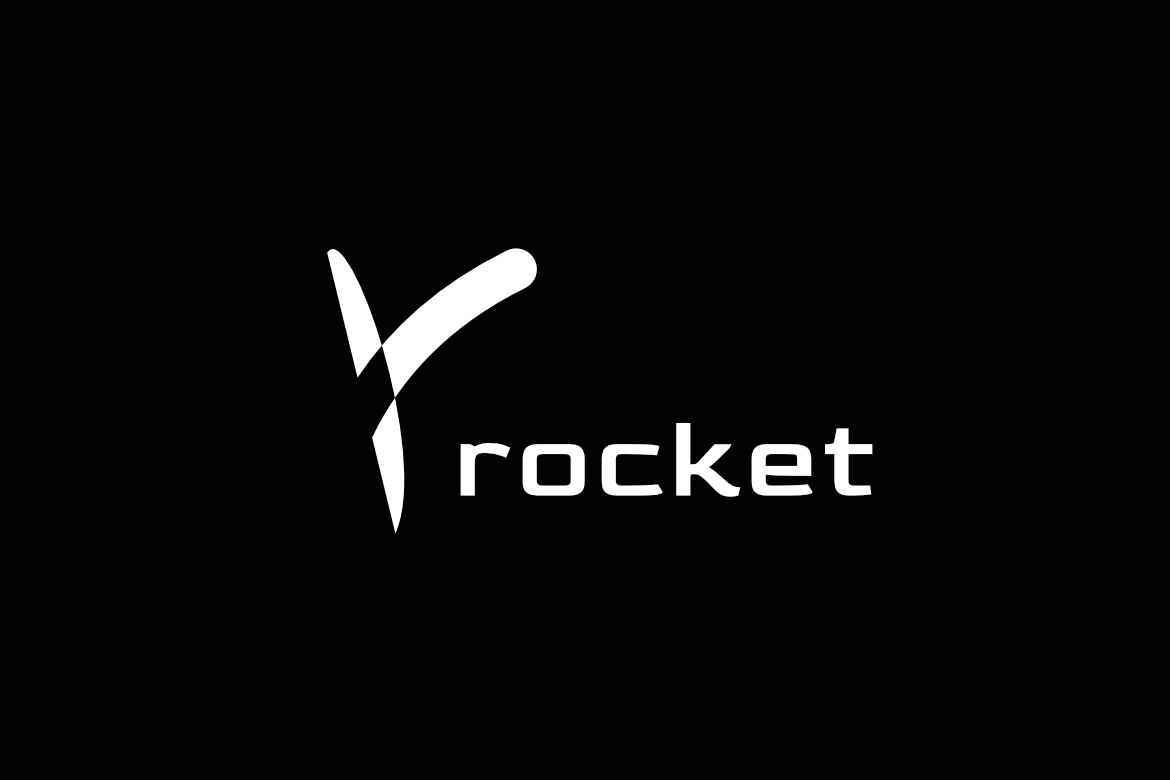 Dynamic Rocket Space Flight Logo