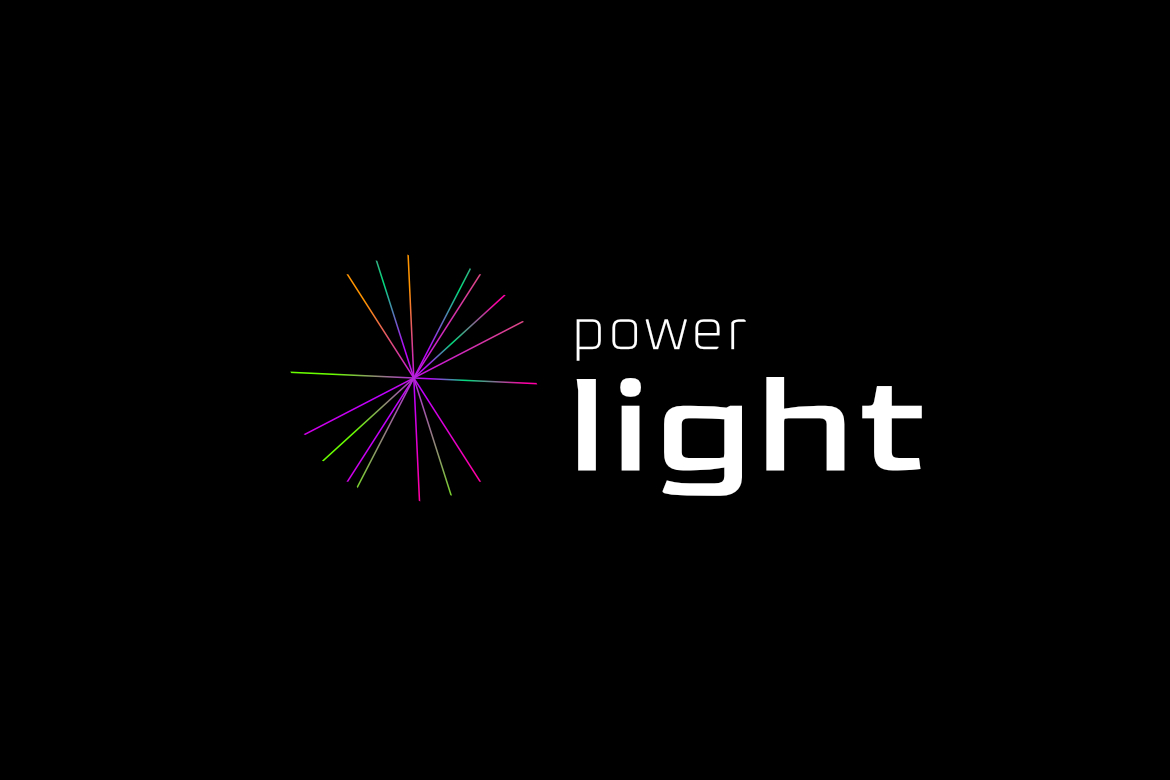 Power Light Colourful Modern Logo