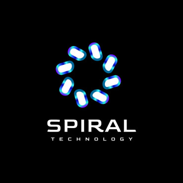 Techno Technology Logo Templates 245243