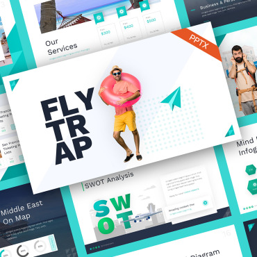 Beach Blue PowerPoint Templates 245296