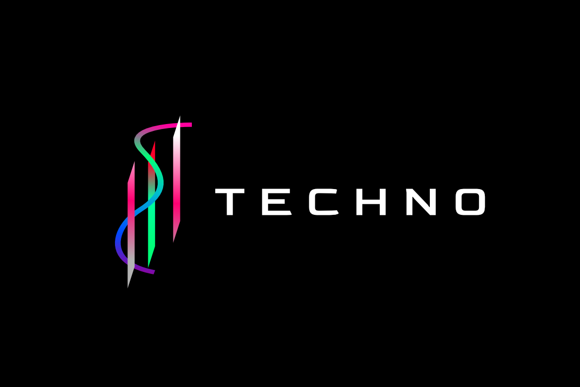 Data Techno Gradient Logo