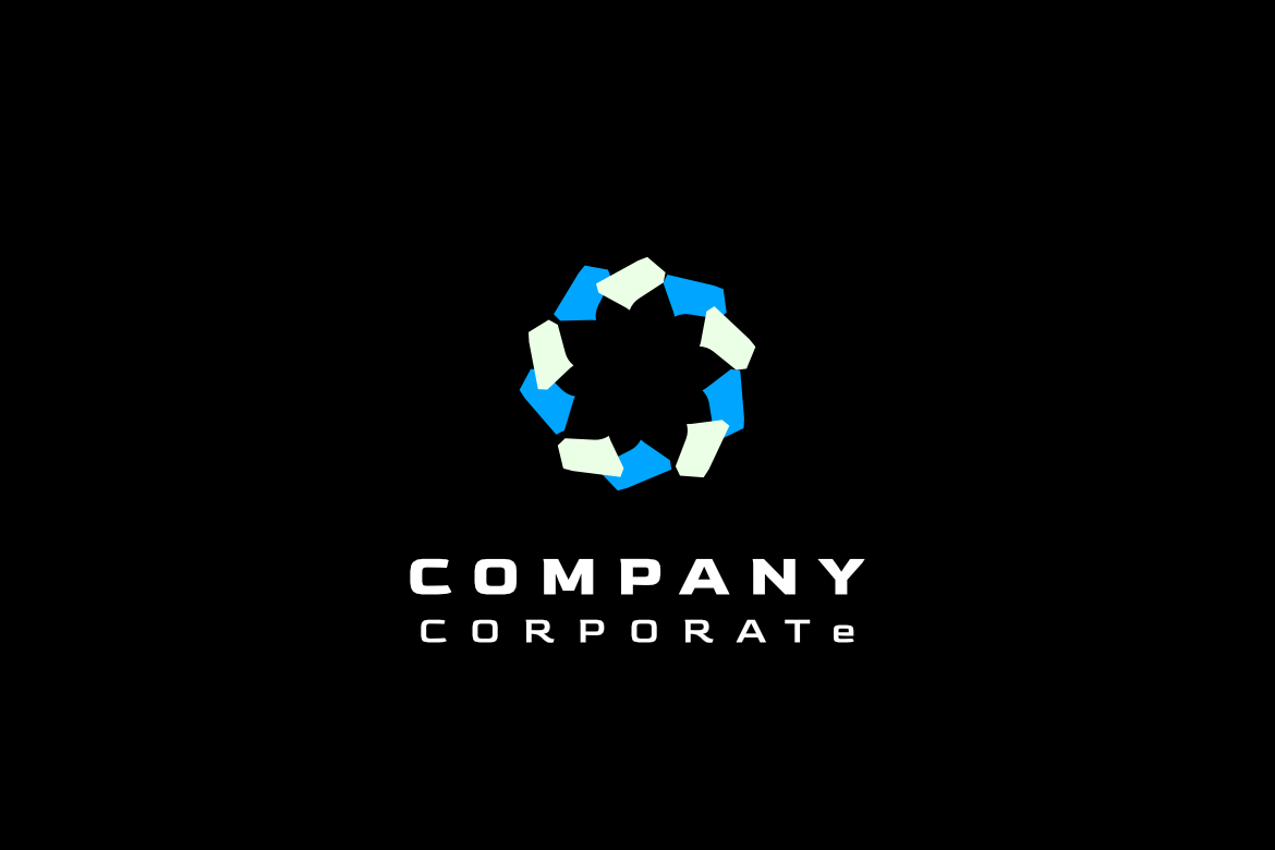 Simple Corporate Flat Logo