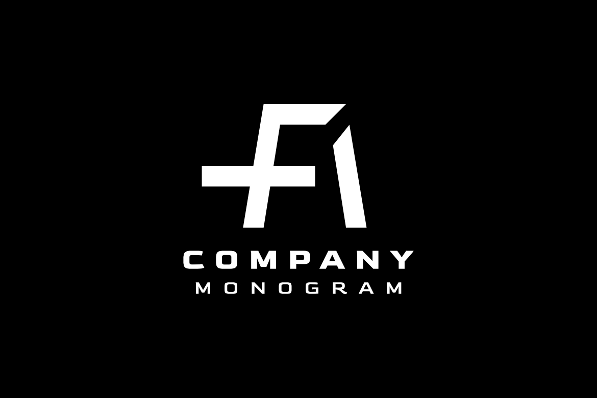 Monogram Letter TFA  Modern Logo Design