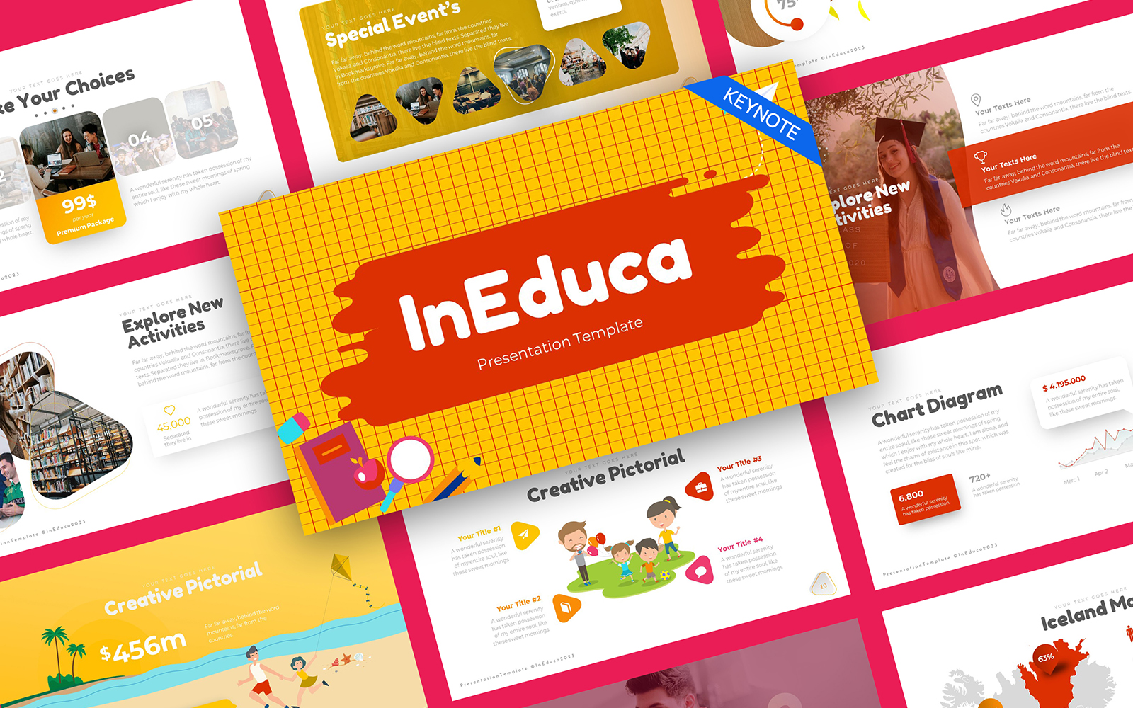 InEduca Education Creative Keynote Template