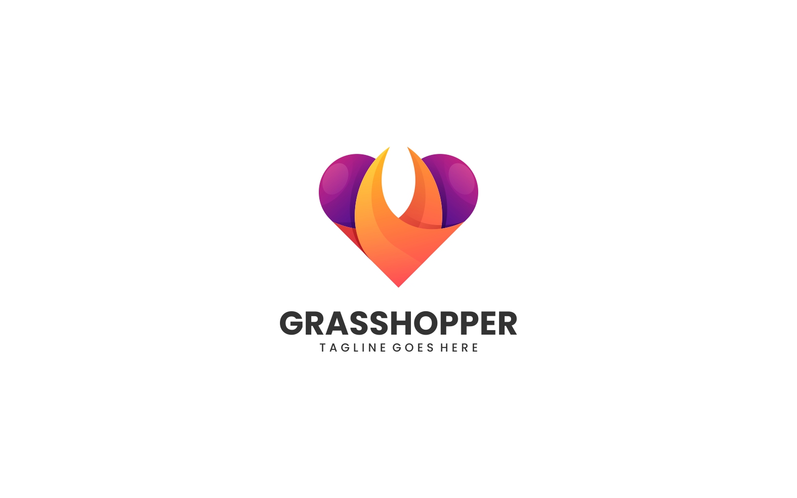Grasshopper Gradient Colorful Logo