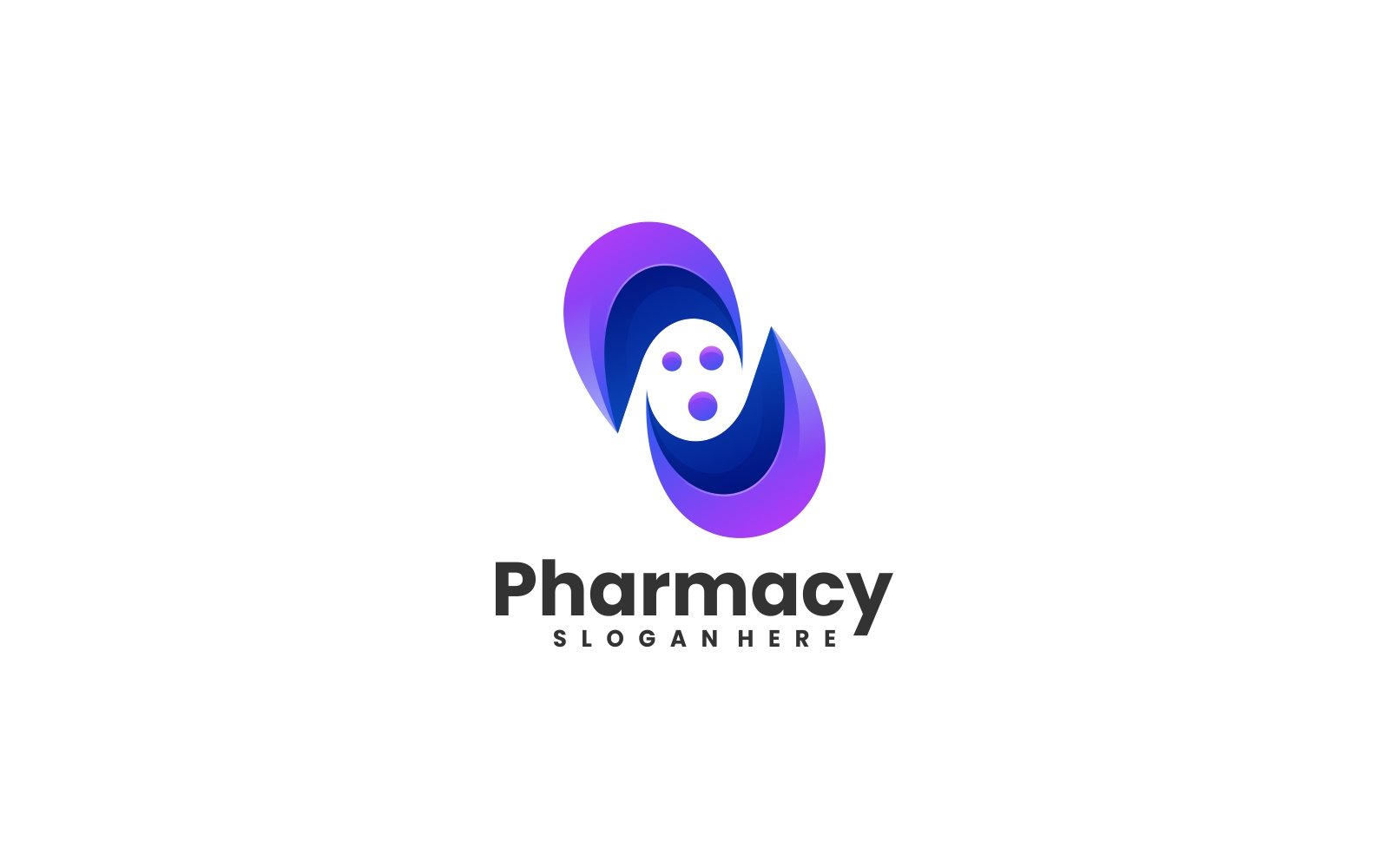 Pharmacy Gradient Logo Template