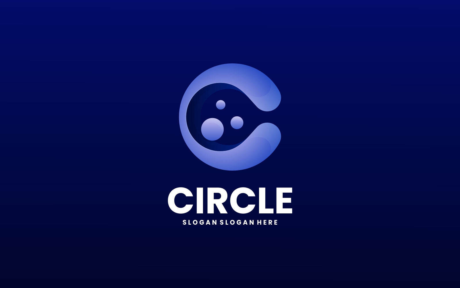 Letter C - Circle Gradient Logo