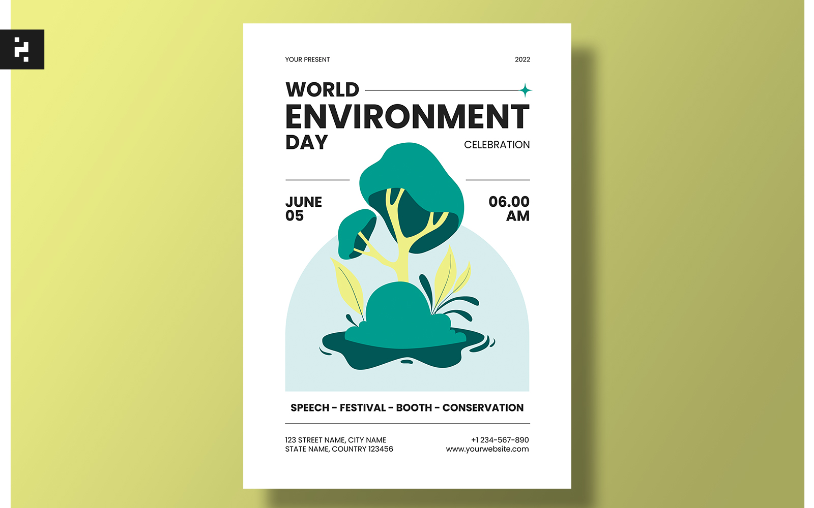 World Environment Day Celebration Flyer Template