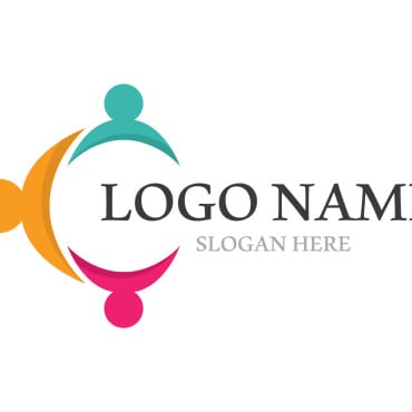 Social Community Logo Templates 245852